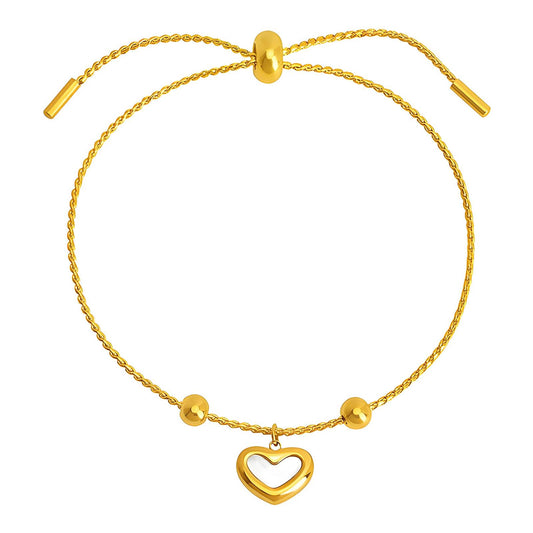 Heart Bracelet | 18k Stainless Steel Gold Plated