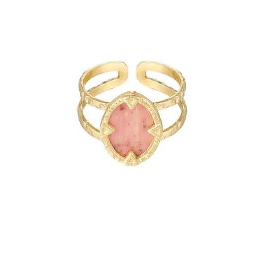 Pink Stone Ring