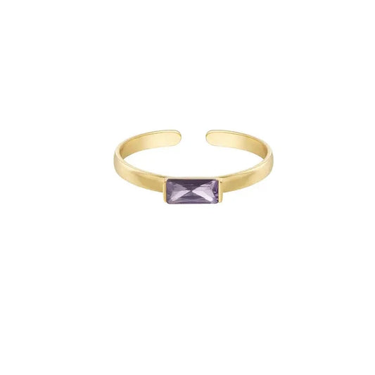 Purple Gemstone Ring